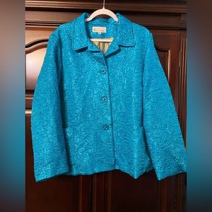 Women’s Elliott Lauren vintage blue Pea coat‎